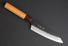 Load image into Gallery viewer, CA011 Japanese Wa-Rocking Santoku knife Black Aogami Super steel 160mm Sakai Takayuki