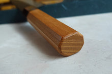 Load image into Gallery viewer, CA011 Japanese Wa-Rocking Santoku knife Black Aogami Super steel 160mm Sakai Takayuki