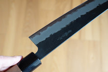 Load image into Gallery viewer, CH013 Japanese Wa-Gyuto knife Zenpou - Aogami super steel black 210mm