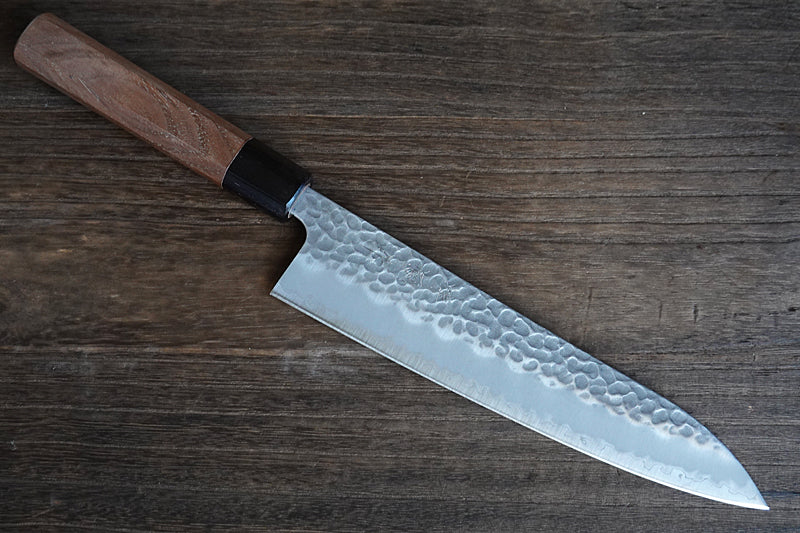 CH015 Japanese Wa-Gyuto knife Zenpou - Aogami super steel Hammered 210mm