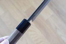 Load image into Gallery viewer, CM005 Japanese black Bunka knife Muneishi - Aogami#2 steel 170mm