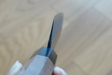 Load image into Gallery viewer, CM005 Japanese black Bunka knife Muneishi - Aogami#2 steel 170mm
