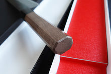 Load image into Gallery viewer, CM005 Japanese black Bunka knife Muneishi - Aogami#2 steel 170mm