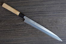 Load image into Gallery viewer, CM101 Japanese Yanagiba knife Zenpou - Shirogami carbon steel 240mm