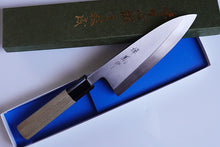 Load image into Gallery viewer, CM102 Japanese Deba knife Zenpou - Shirogami carbon steel 150mm