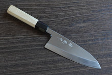 Load image into Gallery viewer, CM102 Japanese Deba knife Zenpou - Shirogami carbon steel 150mm
