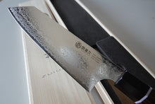 Load image into Gallery viewer, CS106 Japanese Kiritsuke Santoku knife Sekikanetsugu-Zuiun - SPG2 Damascus steel 180mm
