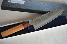 Load image into Gallery viewer, CA003 Japanese Wa-santoku knife Sakai Takayuki - VG10 Damascus steel 170mm
