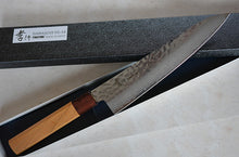 Load image into Gallery viewer, CA004 Japanese Wa-Gyuto knife Sakai Takayuki - VG10 Damascus steel 210mm