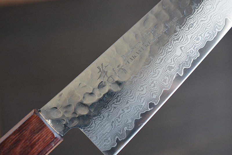 CA004 - Couteau Japonais Wa-Gyuto damas 33 couches Sakai Takayuki - Lame de  21cm en acier Vg10