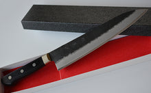 Load image into Gallery viewer, CH003 Japanese Gyuto knife Zenpou - Aogami super steel black 210mm