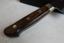 Load image into Gallery viewer, CH009 Japanese Nakiri knife Zenpou - Aogami super steel black 165mm