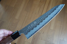 Load image into Gallery viewer, CH015 Japanese Wa-Gyuto knife Zenpou - Aogami super steel Hammered 210mm