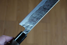 Load image into Gallery viewer, CK001 Japanese Nakiri knife Sanjo Kawamura - Shirogami#1 steel 165mm