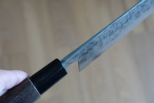 Load image into Gallery viewer, CK002 Japanese Santoku knife Sanjo Kawamura - Shirogami#1 steel 160mm