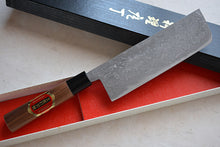 Load image into Gallery viewer, CK105 Japanese Usuba knife Tosa-Kajiya - Aogami#2 Damascus steel 165mm