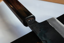 Load image into Gallery viewer, CK108 Japanese Gyuto knife Tosa-Kajiya - Aogami#2 steel black 210mm