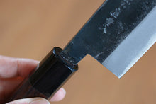 Load image into Gallery viewer, CK109 Japanese Kiritsuke Gyuto knife Tosa-Kajiya - Aogami#2 steel black 210mm