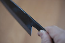 Load image into Gallery viewer, CM002 Japanese black Gyuto knife Muneishi - Aogami#2 steel 210mm without handle