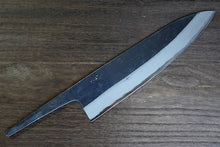 Load image into Gallery viewer, CM002 Japanese black Gyuto knife Muneishi - Aogami#2 steel 210mm without handle