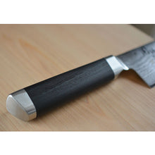 Load image into Gallery viewer, CS007 Japanese Santoku knife Sekimagoroku - VG10 Damascus steel 165mm