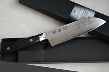 Load image into Gallery viewer, CS102 Japanese Santoku knife Sekikanetsugu-Saiun - VG10 Damascus steel 170mm