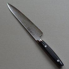 Load image into Gallery viewer, CS104 Japanese Petty knife Sekikanetsugu-Saiun - VG10 Damascus steel 150mm