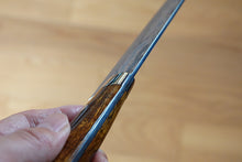 Load image into Gallery viewer, CS207 Japanese santoku knife Saji - VG10 Black Damascus steel 175mm