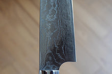Load image into Gallery viewer, CS208 Japanese Santoku knife Saji - VG10 Damascus steel 180mm Green Handle