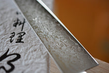 Load image into Gallery viewer, CY202 Japanese Petty knife Zenpou - VG10 Damascus steel 140mm