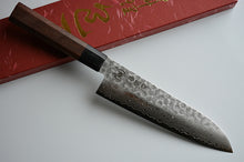 Load image into Gallery viewer, CY208 Japanese Wa-Santoku knife Zenpou - Sandvik Damascus steel 185mm