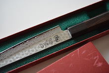 Load image into Gallery viewer, CY209 Japanese Wa-Petty knife Zenpou - Sandvik Damascus steel 155mm