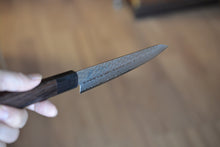 Load image into Gallery viewer, CY209 Japanese Wa-Petty knife Zenpou - Sandvik Damascus steel 155mm