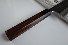Load image into Gallery viewer, CY301 Japanese Black Santoku knife Yamamoto - Aogami Super steel 165mm