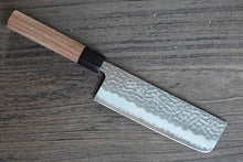 Load image into Gallery viewer, CH020 Japanese Wa-Nakiri knife Zenpou - Aogami super Hammered 165mm
