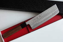 Load image into Gallery viewer, CH020 Japanese Wa-Nakiri knife Zenpou - Aogami super Hammered 165mm
