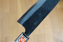 Load image into Gallery viewer, CI201 Japanese Santoku knife Hontane - Shirogami#1 steel 180mm
