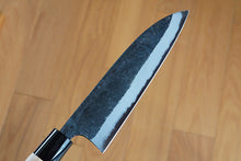 Load image into Gallery viewer, CI201 Japanese Santoku knife Hontane - Shirogami#1 steel 180mm
