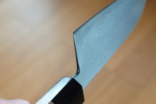 Load image into Gallery viewer, CK103 Japanese Santoku knife Tosa-Kajiya - Aogami#2 Damascus steel 170mm
