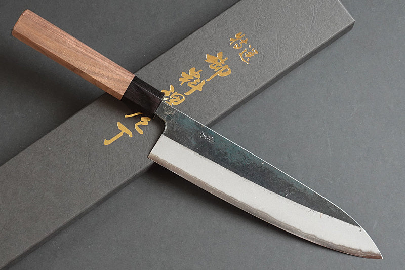 CM001 Japanese black Gyuto knife Muneishi - Aogami#2 steel 210mm