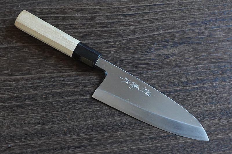 CM102 Japanese Deba knife Zenpou - Shirogami carbon steel 150mm