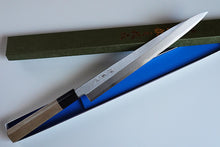 Load image into Gallery viewer, CM103 Japanese Yanagiba knife Zenpou - Shirogami carbon steel 265mm

