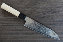 Load image into Gallery viewer, CM202 Japanese Wa Santoku knife Misuzu - AUS10 Damascus steel 180mm
