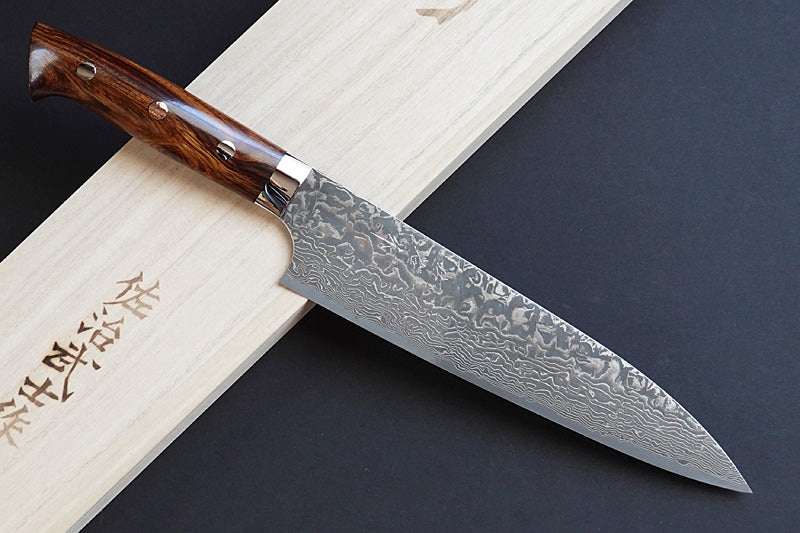CS206 Japanese Gyuto knife Saji - R2 Damascus steel 210mm