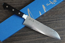 Load image into Gallery viewer, CY105 Japanese Santoku knife Minamoto - VG10 Damascus steel 180mm
