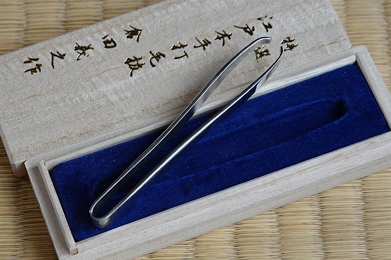 DK001 Hand-forged eyebrow tweezers 90mm Kurata Seisakujo