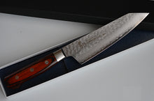 Load image into Gallery viewer, CA001 Japanese Kiritsuke Santoku knife Sakai Takayuki - VG10 Damascus steel 160mm
