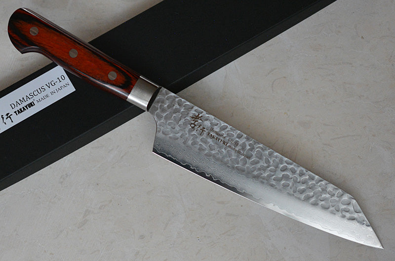 Japanese Kiritsuke Gyuto knife VG10 Damascus steel by Sakai Taakayuki brand