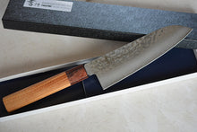 Load image into Gallery viewer, CA003 Japanese Wa-santoku knife Sakai Takayuki - VG10 Damascus steel 170mm
