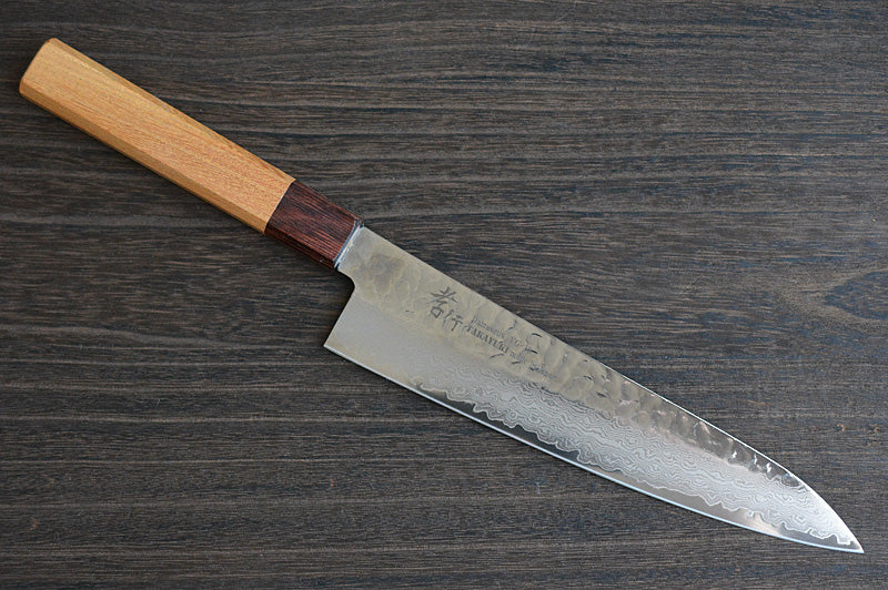 Japanese Wa-Gyuto knife VG10 Damascus steel by Sakai Taakayuki brand